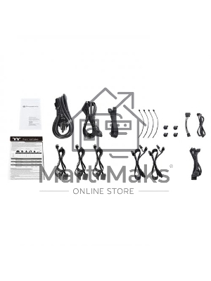 Блок питания Thermaltake Toughpower GF1 ARGB RTL (PS-TPD-0650F3FAGE-1), 650Вт, 80 PLUS Gold, 140мм, модульный, черный