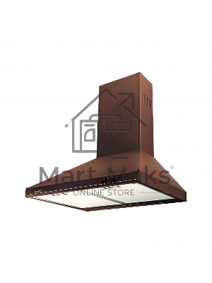 Вытяжка каминная Gefest ВО 11 К47 коричневый, 50 см, 300 куб. м/ч, 75 дБ