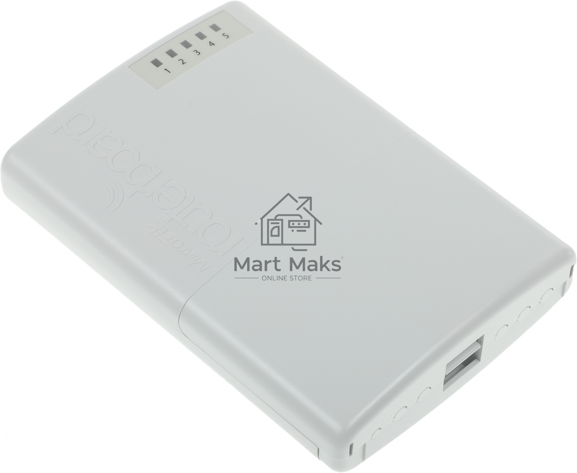 Маршрутизатор MikroTik RB750P-PBr2 PowerBox with 650MHz CPU, 64MB RAM, 5xLAN (four with PoE out), RouterOS L4, outdoor case, PSU, PoE, mounting set