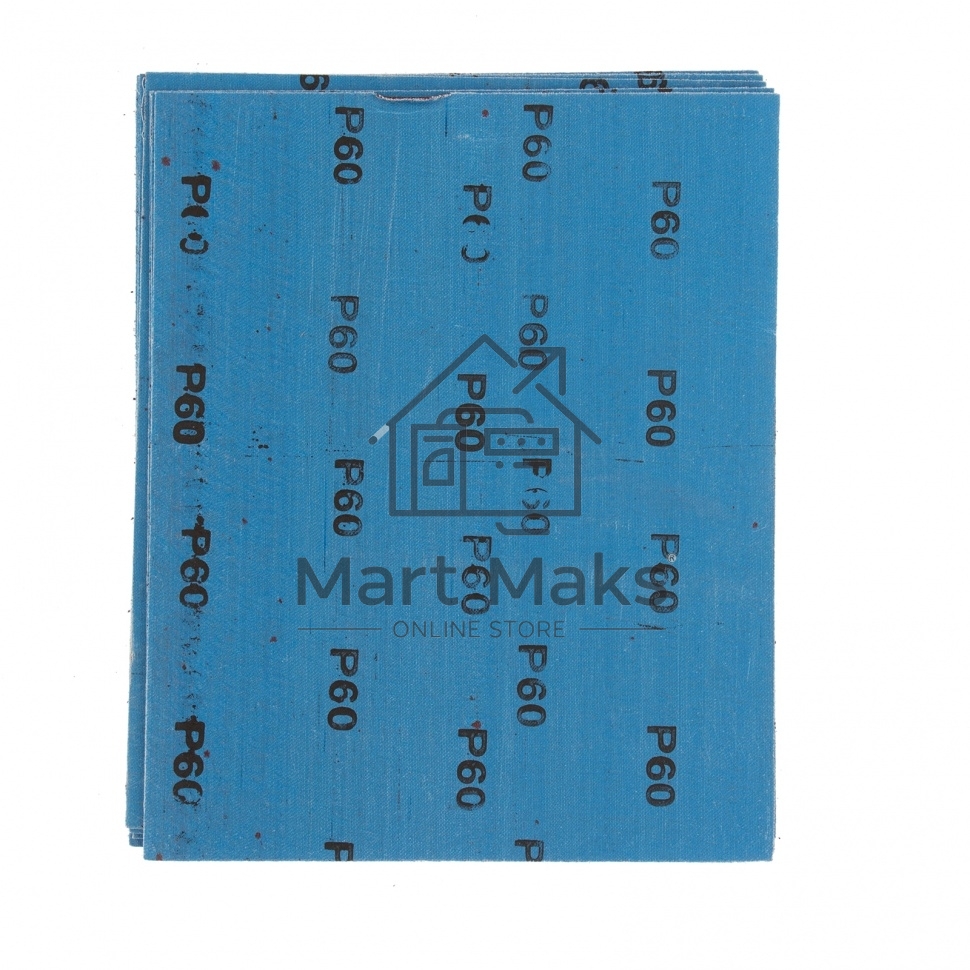 Шлифлист на тканевой основе, P 60, 230 х 280 мм, 10 шт., водостойкий Matrix