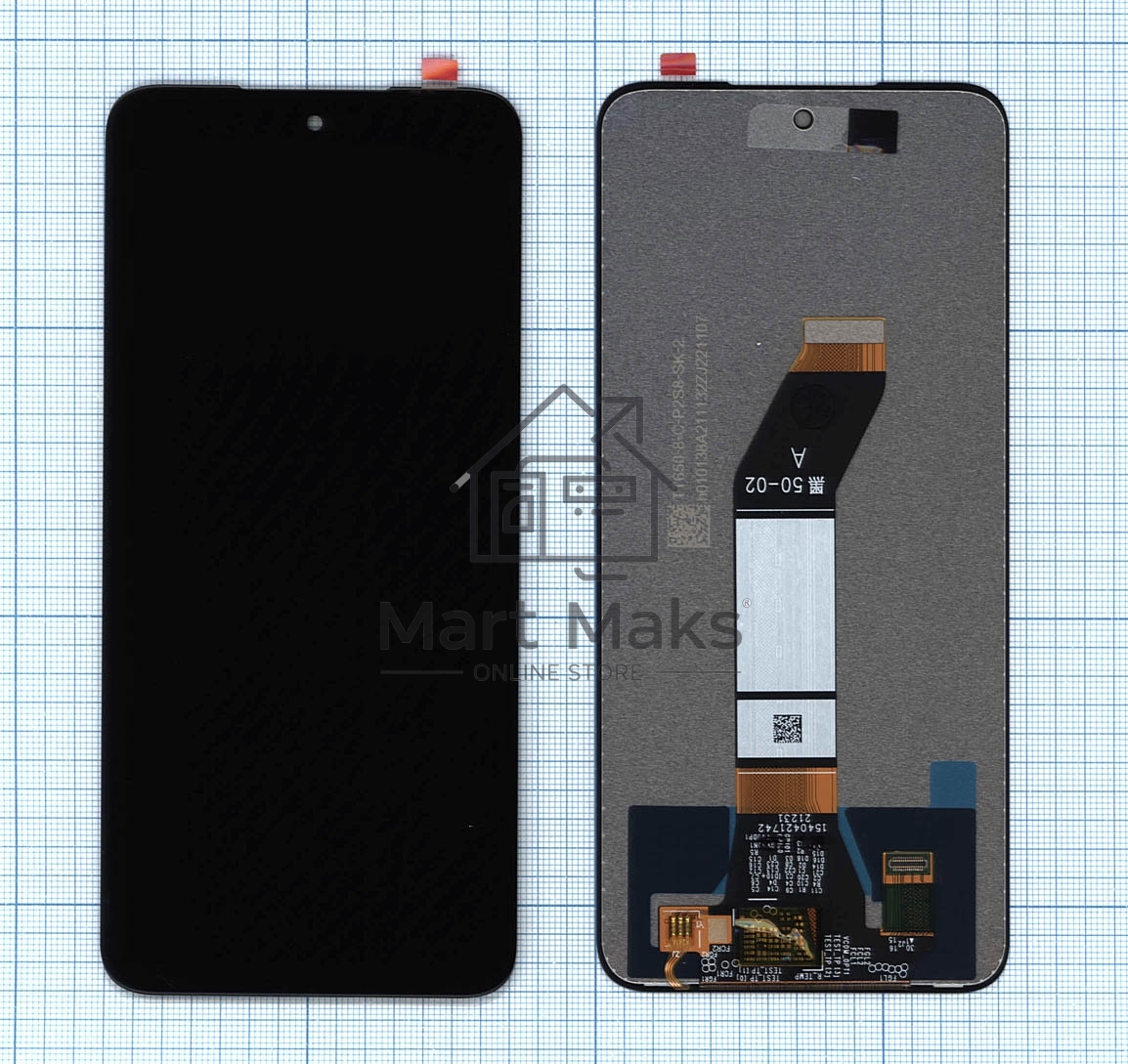 Дисплей для Xiaomi Redmi 10, Redmi 10 (2022), Redmi Note 11 4G (orig lcd) черный