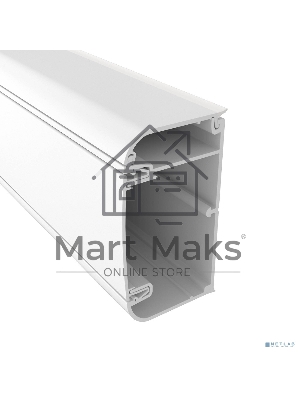 Кабель-канал 90 х 50 мм, с перегородкой, боковой и фронтальной крышками (2 метра) Dkc 09500