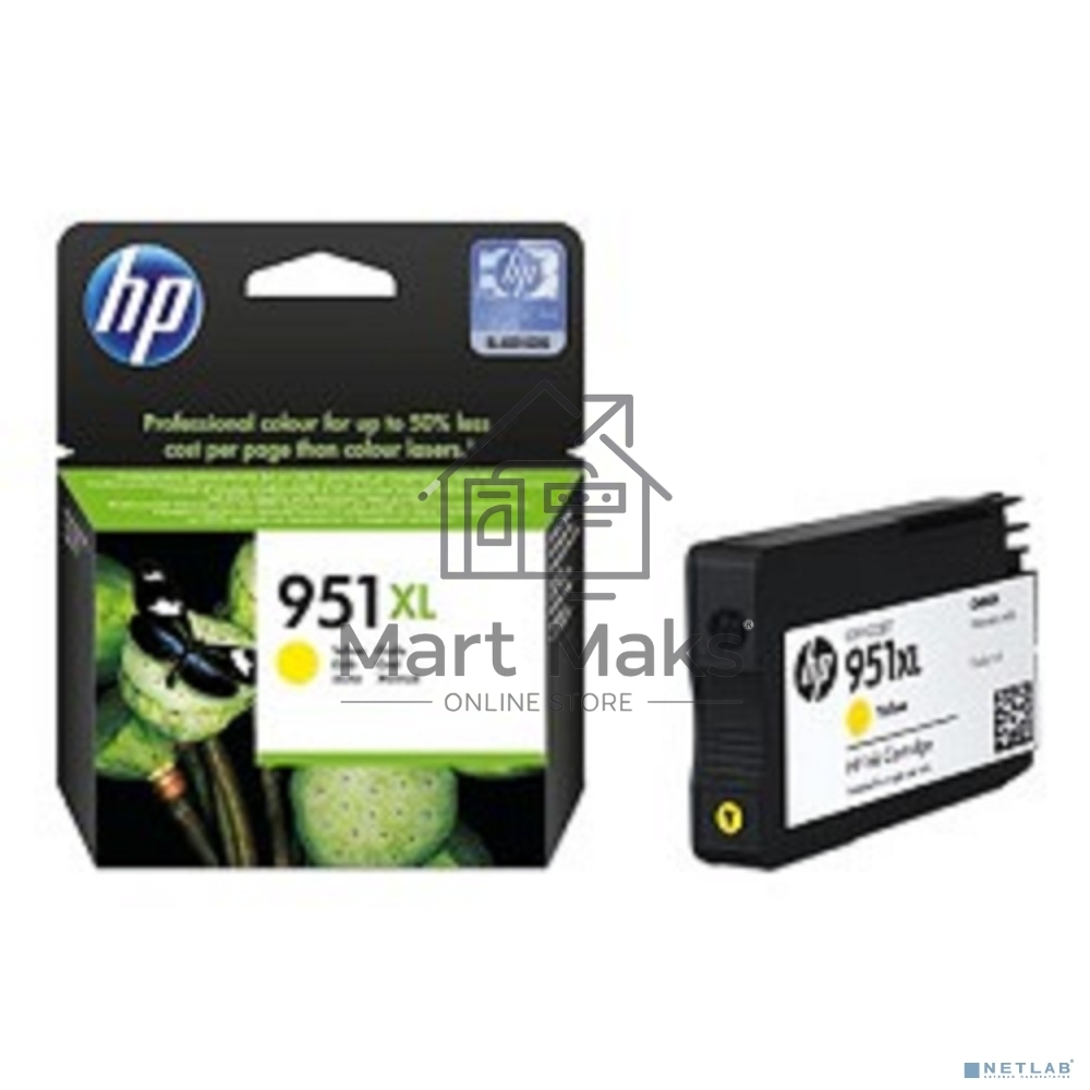 Картридж струйный HP 951XL CN048AE желтый для HP OJ Pro 8100/8600 (1500стр.)