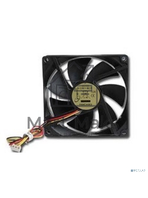 Вентилятор для корпуса Gembird FANCASE2/BALL черный, 90 мм, 2500 об/мин, 26 дБ, 3 pin