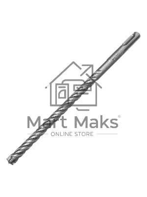 Бур по бетону Denzel цельная крестовая пластина, 10x215 мм, SDS PLUS