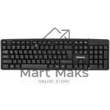 Клавиатура проводная Defender Next HB-440 RU, USB, черный