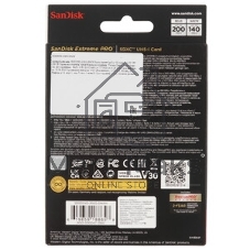Флеш карта Sandisk Extreme Pro microSDXC 256Gb + SD Adapter + Rescue Pro Deluxe 200Mb/s