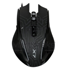 Мышь проводная A4Tech X87 черный, 2400 dpi, USB, кнопки - 8