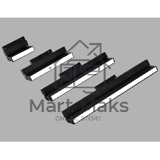 Трековый светильник Ambrella light GL8095 BK черный IP20 9W 3000-6000K 220V 120° 220*25*138