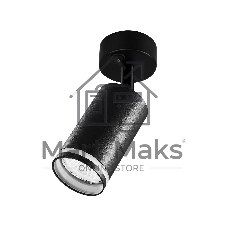 Накладной спот с выключателем Ambrella light TA121 BK черный GU10 max 12W D70*164*D55