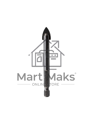 Сверло по стеклу и керамике 12 мм шестигранный хвостовик Kranz