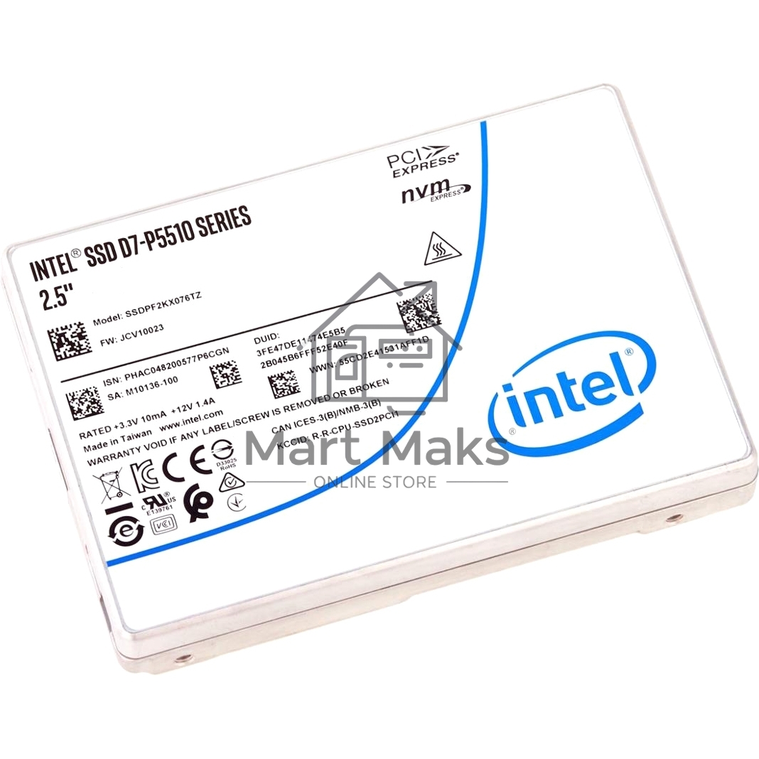 Накопитель SSD Intel D7-P5510, 3.75Tb, 2.5