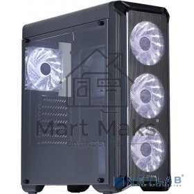Компьютерный корпус ZALMAN I3, без БП, большое боковое окно, черный,ATX