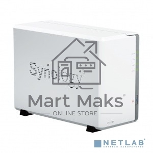 СХД настольное исполнение SYNOLOGY 2BAY NO HDD DS223J