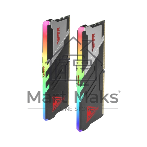 Оперативная память Patriot Viper Venom, DDR5, 32GB (2x16GB), 6600MHz, CL34, DIMM, с радиаторами, RGB, черный