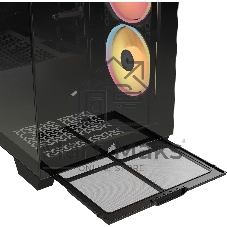 Корпус Corsair iCUE Link 3500X LX-R RGB Black, Midi-Tower, чёрный, 3 x 120 мм