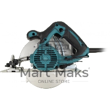 Пила Makita HS7600диск, 1200Вт,5200об\м,диск-ф185х30мм,рез-64мм,3.9кг, стальное основание, кор