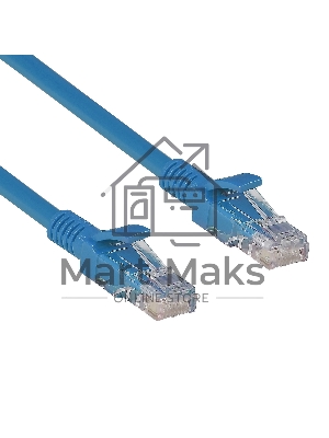 Патч-корд ExeGate UTP-RJ45-RJ45-C6-2M-BL, UTP, cat.6, 2м, синий
