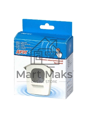 Звонок проводной Дуэт соловей 220В 80-90дБА бел. Тритон ДТ-05