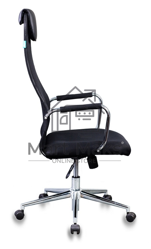Кресло руководителя Бюрократ KB-9N/BLACK черный TW-01 TW-11 сетка крестовина хром