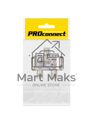 Делитель (FD-2515) ТВ х 2 под F разъем 2500 СПУТНИК PROCONNECT