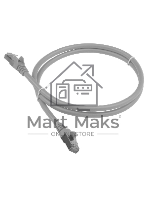 Патч-корд LANMASTER LSZH FTP кат.6, 1.5 м, серый