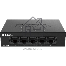 Коммутатор D-Link DGS-1005D/J2A, 5×1 Гбит/с, неуправляемый