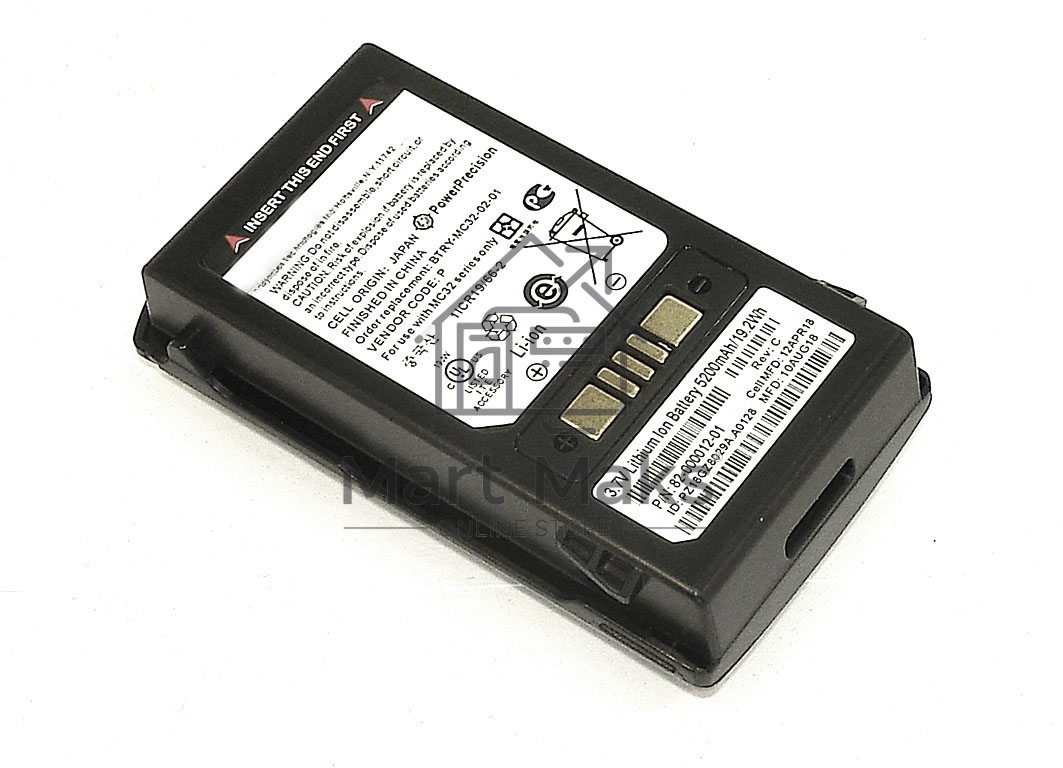 Аккумуляторная батарея для терминала сбора данных Zebra/Motorola Symbol MC3200 MC3300 серий 5200 mAh