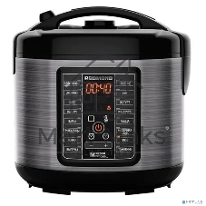 Мультиварка Redmond MC107 860 Вт, 5 л, 16 программ, чёрный/ металлик