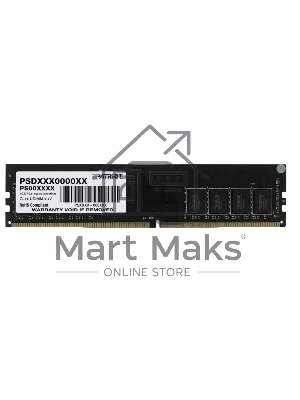 Оперативная память Patriot Signature, DDR5, 8Gb (1x8 Gb), 5200 MHz, CL42, DIMM