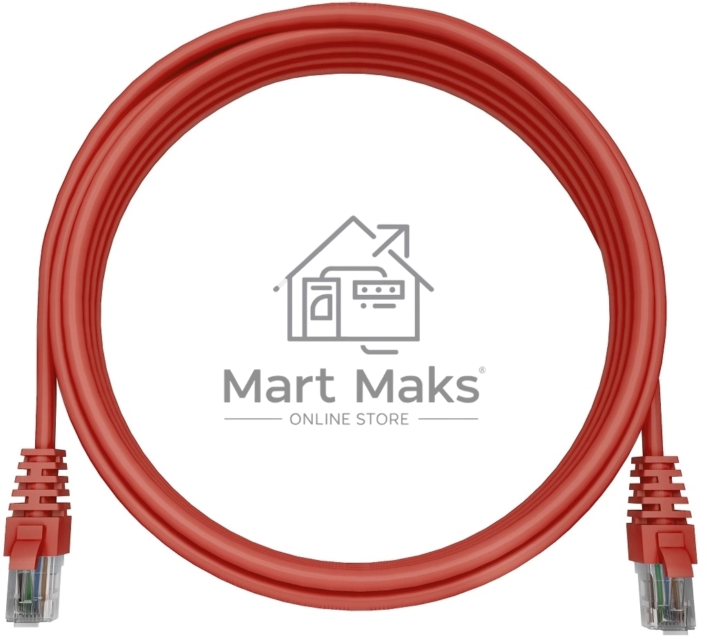 Патч-корд NTSS NTSS-PC-UTP-RJ45-5e-0.15-LSZH-RD NTSS-PC-UTP-RJ45-5E-0.15-LSZH UTP RJ-45 вил.-вилка RJ-45 кат.5E 0.15м красный LSZH (уп.:1шт)