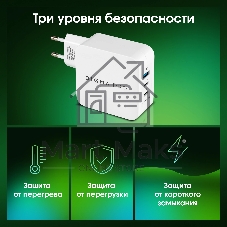 Сетевое зарядное устройство Digma Pro DPW10B 100W 5A (PD+QC) 2хUSB-C/USB-A универсальное белый (DPW1B0G012WH)