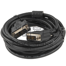 Кабель DVI-D single link Cablexpert CC-DVIL-BK-10, 19M/19M, 3.0м, CCS, черный, экран, феррит.кольца, пакет