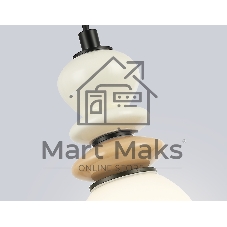 Светильник Ambrella light LH53141 BK/WH черный/белый 6W 3000K D120*1520