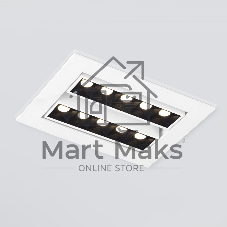 9923 LED / Светильник встраиваемый 9923 LED 20W 4200K белый/черный