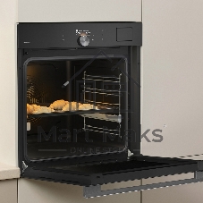 Духовой шкаф Gorenje BSA6138B, 77 л, макс. температура 300 градусов, комбинированное управление, TFT-дисплей, SteamAssist PRO, Wi-Fi, динамическая система охлаждения, быстрый нагрев, энергоэффективность А+, черный