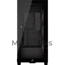Корпус Corsair iCUE Link 3500X LX-R RGB Black, Midi-Tower, чёрный, 3 x 120 мм