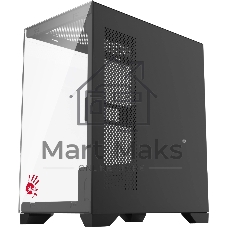 Компьютерный корпус Bloody BD-CC103 черный без БП mATX 7x120мм 1xUSB 2.0 1xUSB 3.0 audio bott PSU
