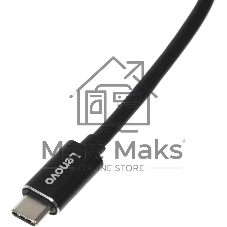Адаптер для ноутбука Lenovo ThinkPad LX0804 черный USB-C to Ethernet Adapter