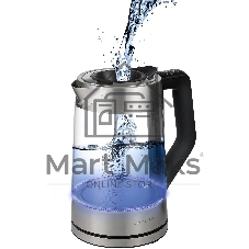 Чайник электрический POLARIS PWK1725CGLD WIFI IQ Home, 1,7 л, 2200 Вт, стекло