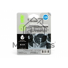 Картридж струйный Cactus CS-C9364 №129 черный (15 мл.) для HP PS 8053/8753/5943/2573/DJ 5900series