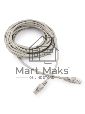Патч-корд медный UTP Cablexpert PP10-7.5M кат.5, 7.5м, литой, многожильный (серый)
