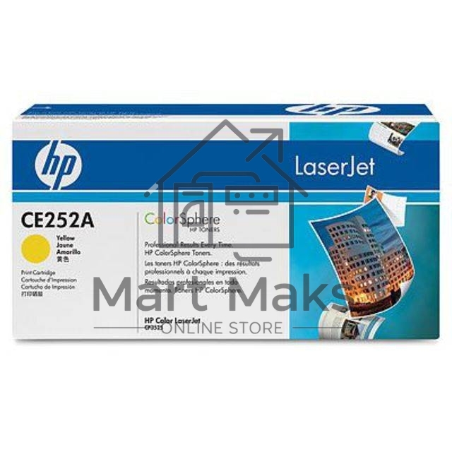 Картридж лазерный HP CE252A желтый для CLJ CM3530/CP3525 7000стр.
