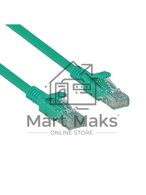 Патч-корд ExeGate UTP-RJ45-RJ45-C6-2M-GN, UTP, cat.6, 2м, зеленый