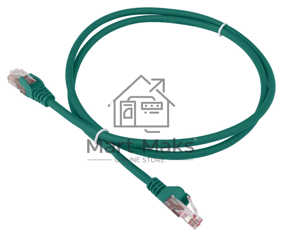 Патч-корд LANMASTER LSZH UTP кат.6, 5.0 м, зеленый