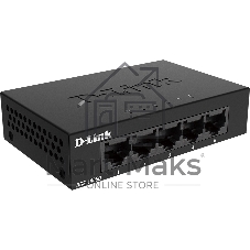 Коммутатор D-Link DGS-1005D/J2A, 5×1 Гбит/с, неуправляемый
