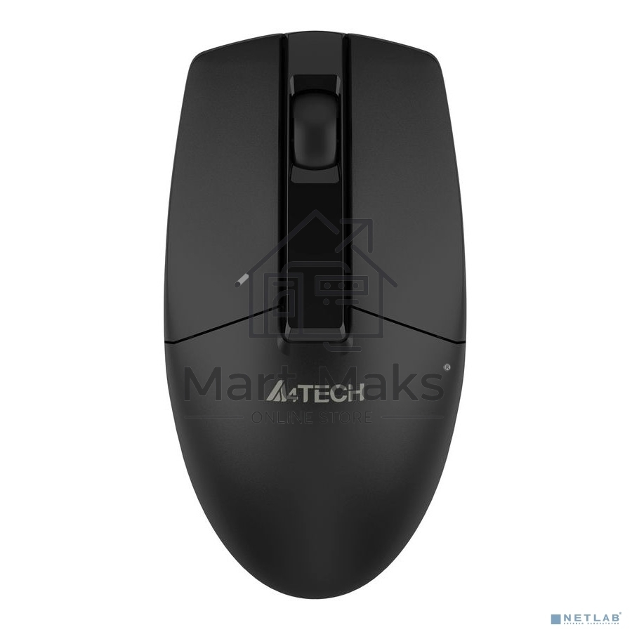 Мышь беспроводная A4Tech G3-330N черный, 1200 dpi, радиоканал, USB, кнопки - 3