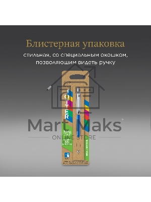 Ручка шариковая Parker Jotter Originals (CW2076052) Blue CT M син. черн. блистер