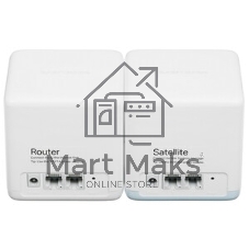 Mesh Wi-Fi система Mercusys Halo H32G(2-pack) AC1200, до 300 Мбит/с на 2,4 ГГц + до 867 Мбит/с на 5 ГГц, комплект 2 шт