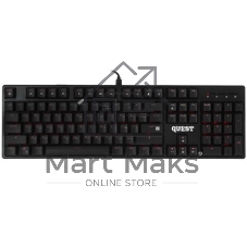 Клавиатура проводная Defender Quest GK-596 RU (45596), USB, черный